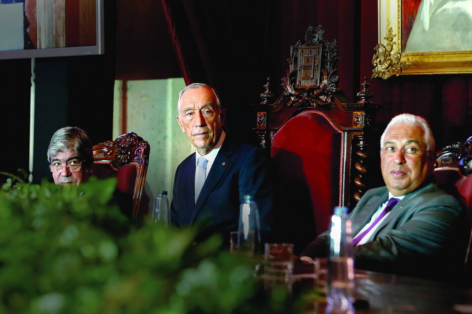 Marcelo Rebelo de Sousa foi o  último a discursar na cerimónia  de abertura do ano judicial