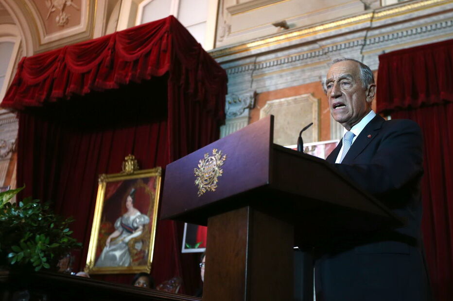 Marcelo Rebelo de Sousa foi o  último a discursar na cerimónia  de abertura do ano judicial