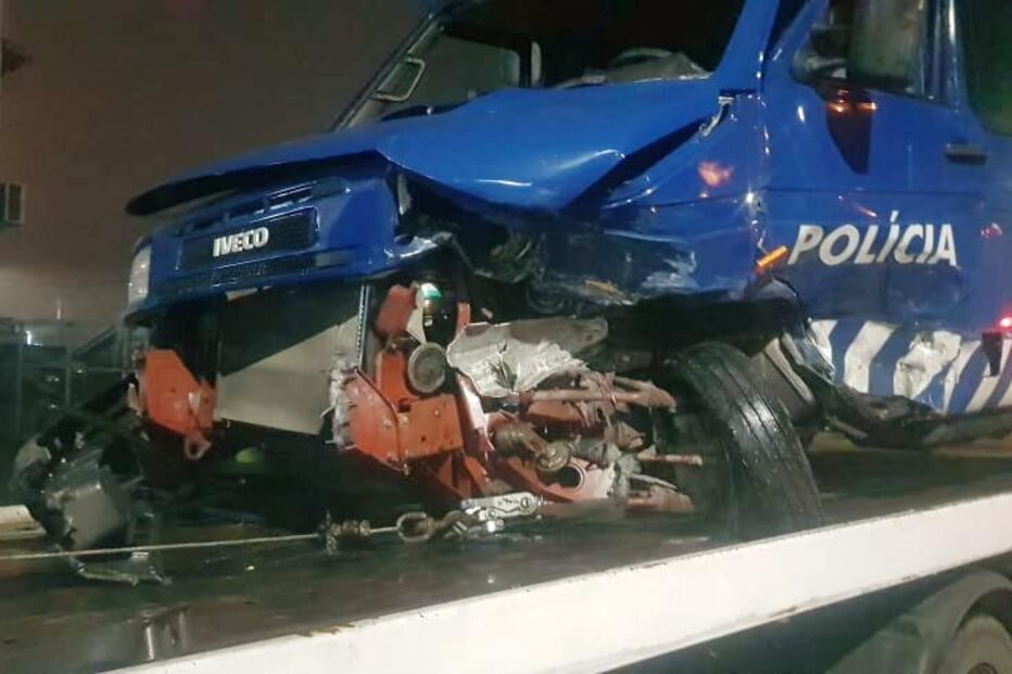 Cinco polícias entre os sete feridos de acidente com carro da PSP em Santarém