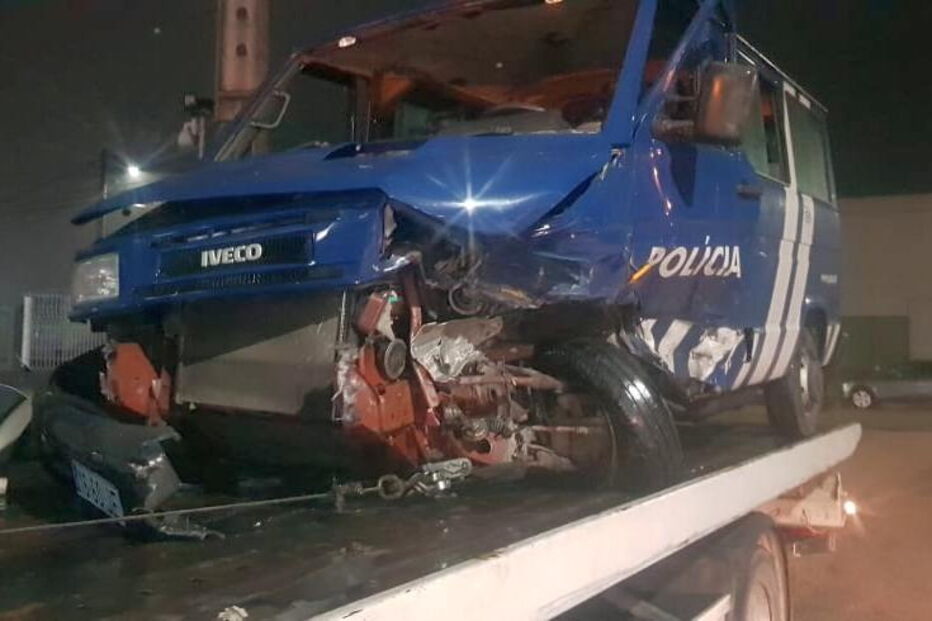 Cinco polícias entre os sete feridos de acidente com carro da PSP em Santarém