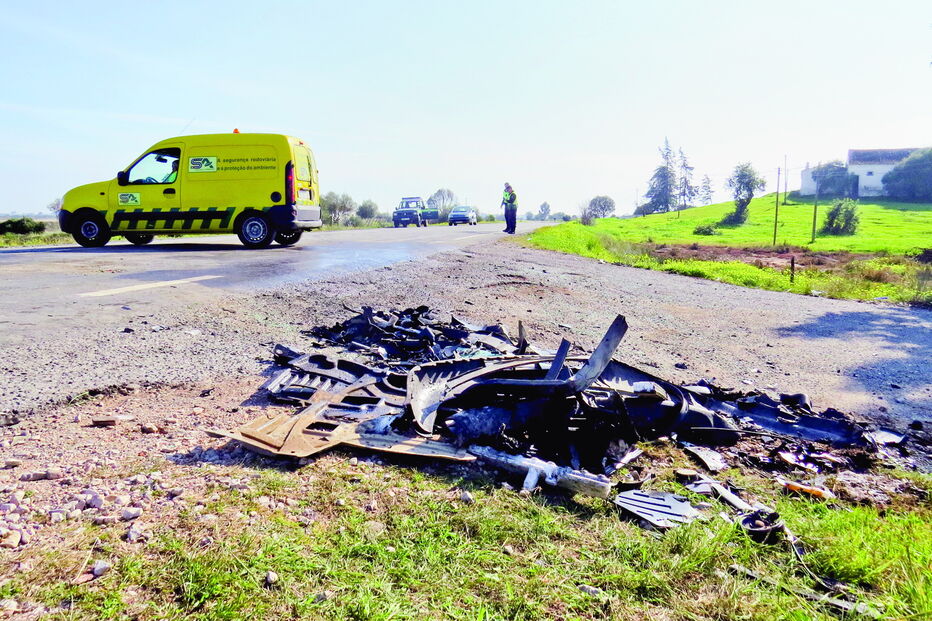 Acidente no sítio da Lezíria, em Castro Marim
