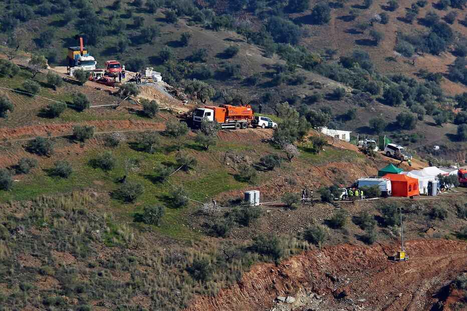 As imagens das buscas por Julen