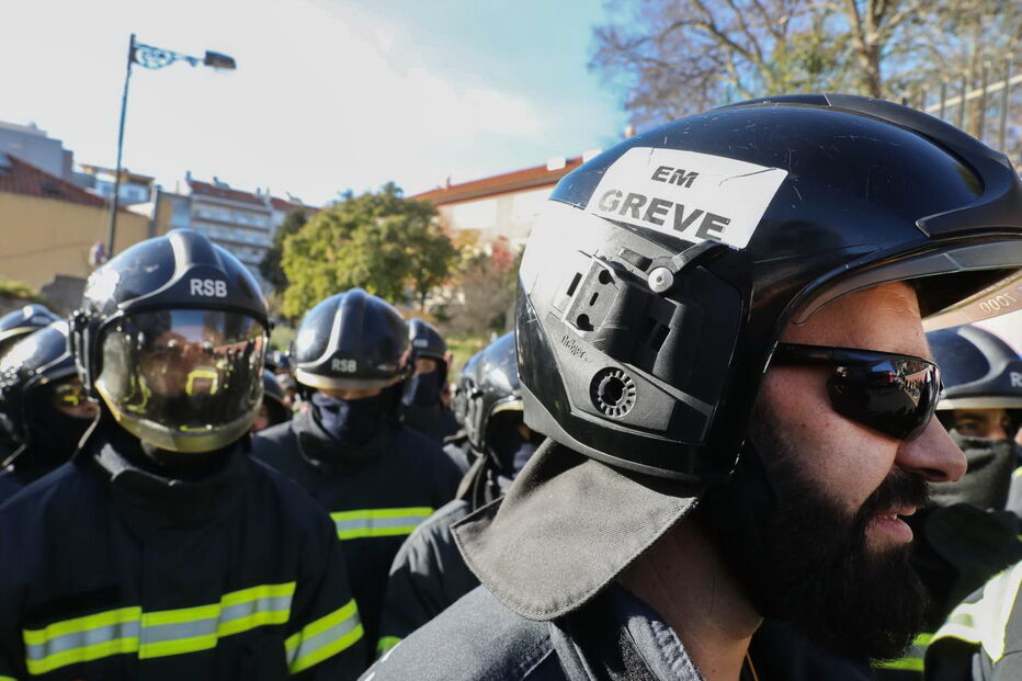 Manifestação dos bombeiros