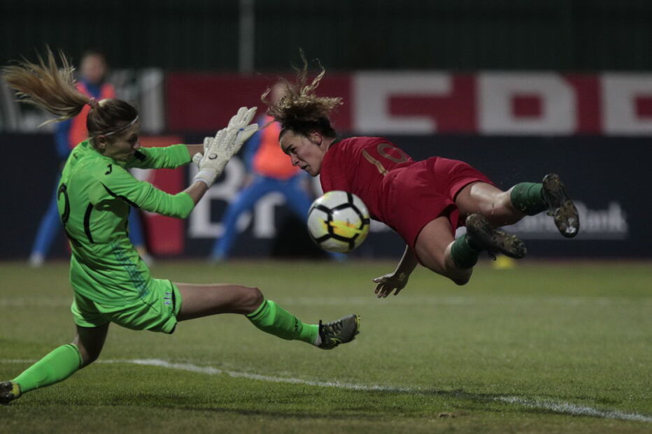 Seleção feminina de Portugal empata com Ucrânia em jogo que dominou