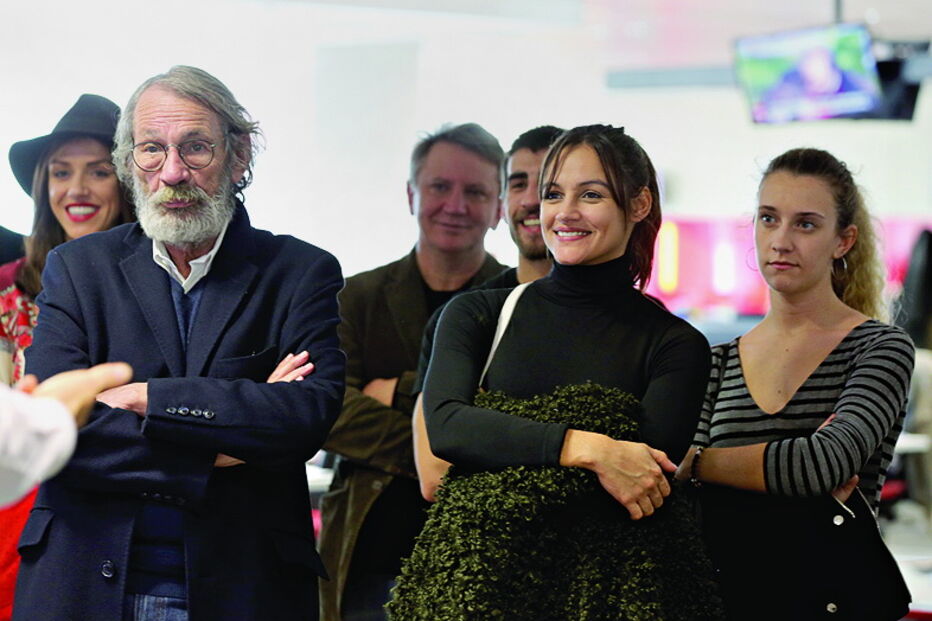 José Martins e Joana Alvarenga na redação do CM