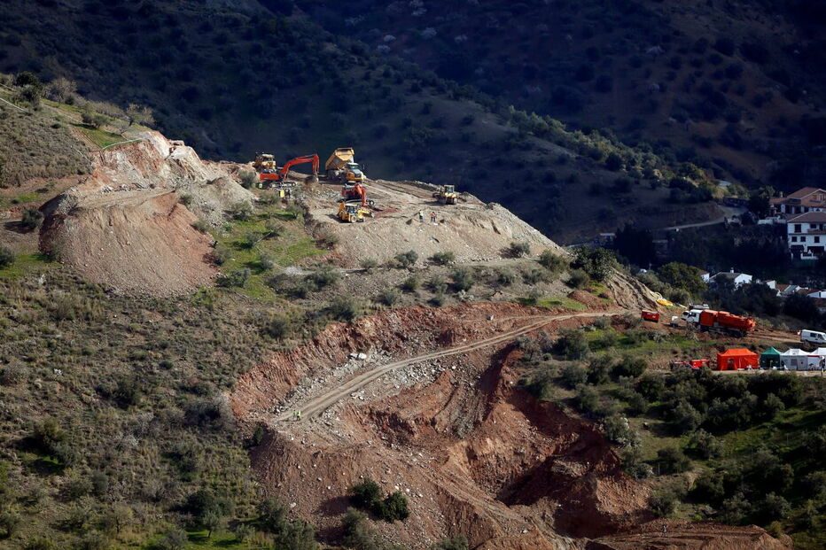 Buscas por Julen em Málaga