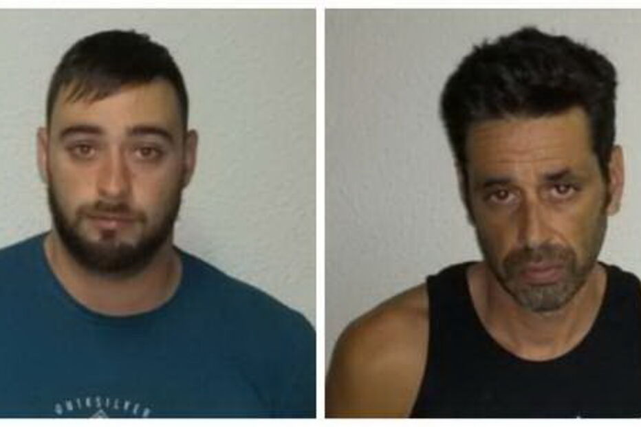 Rúben Pereira (esq) e Alexandre Guerra foram detidos no Brasil com 2 toneladas de haxixe