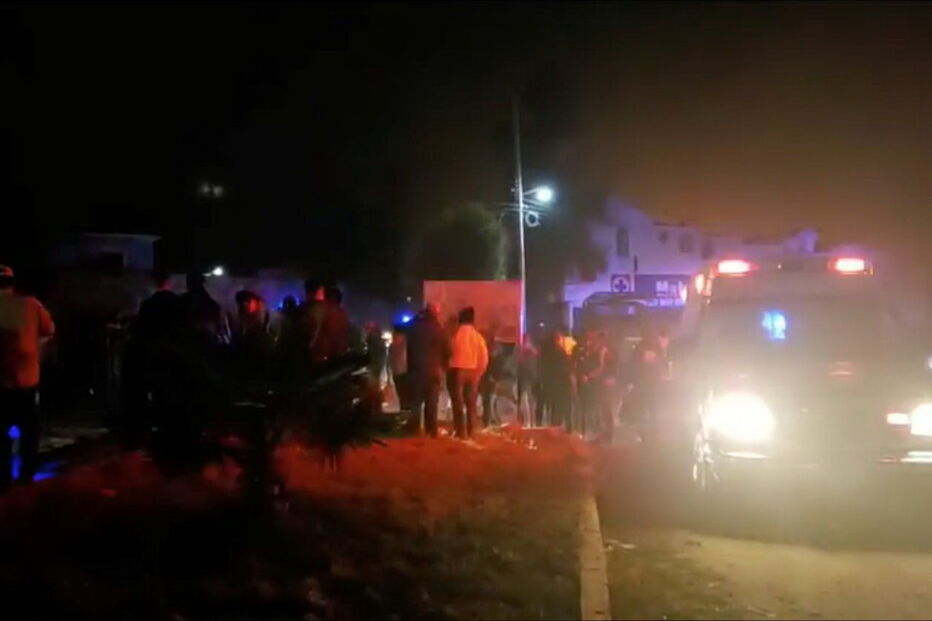 Incêndio de oleoduto no México