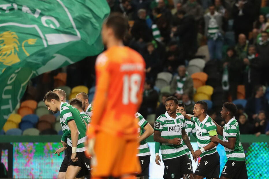Jogo entre Sporting e Moreirense em Alvalade