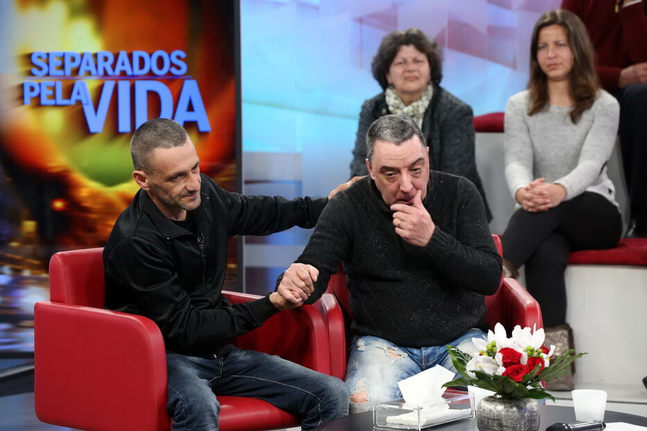 Vítor e Domingos reencontraram-se no programa da CMTV 