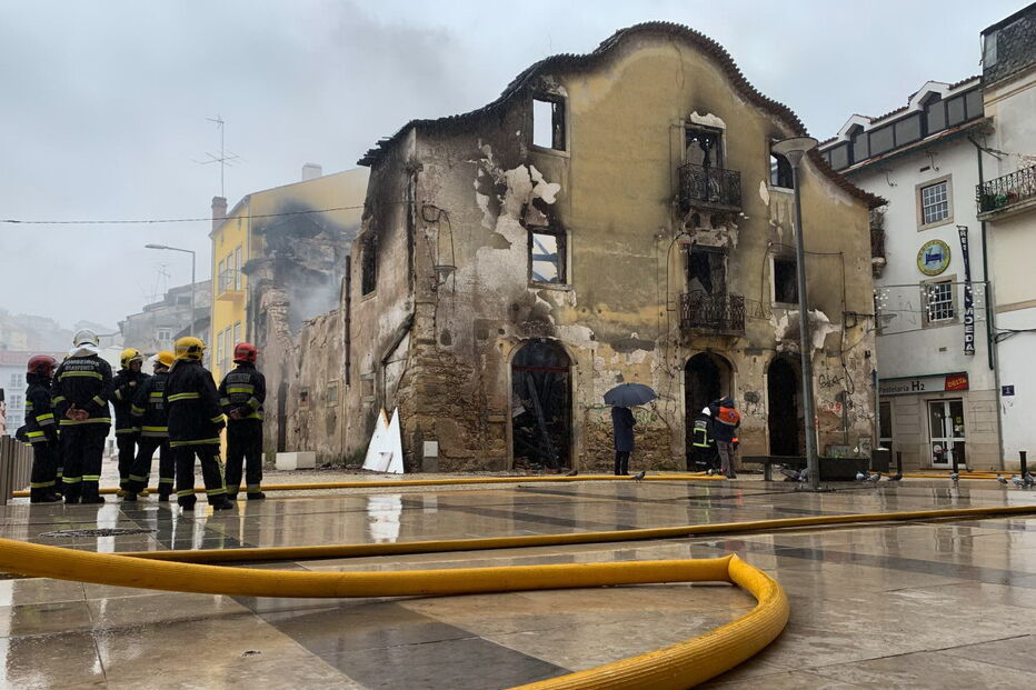 Incêndio assusta cidade de Coimbra