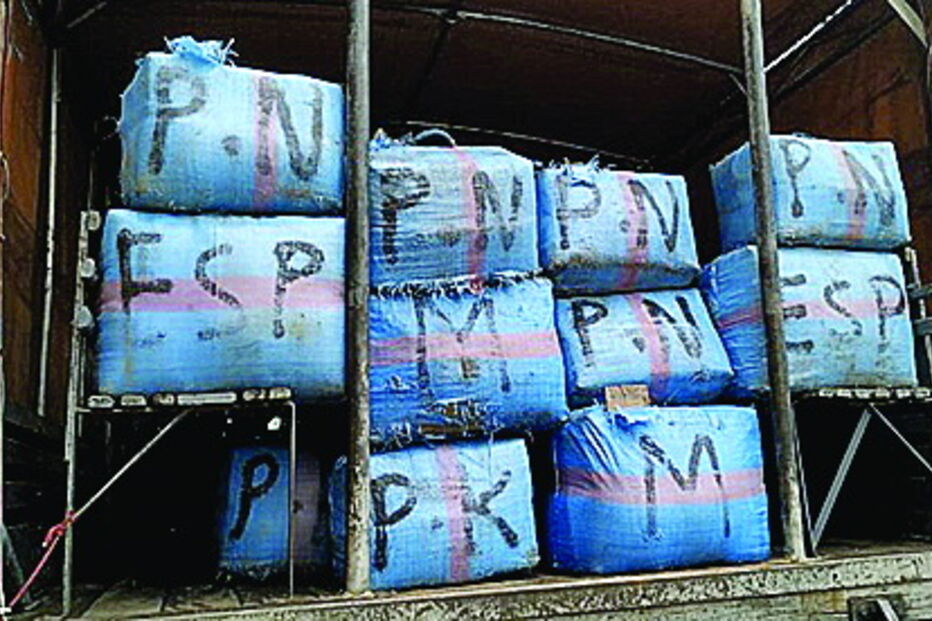 Droga apreendida pela polícia brasileira