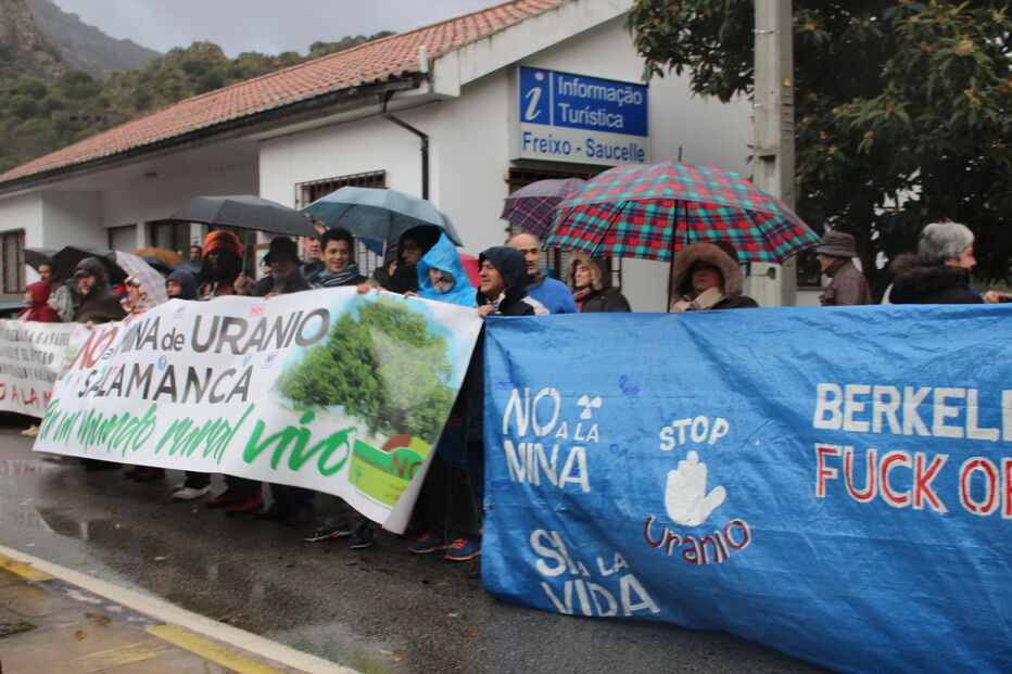 Portugueses e espanhóis juntaram-se e uniram os dois países contra exploração de urânio em Salamanca