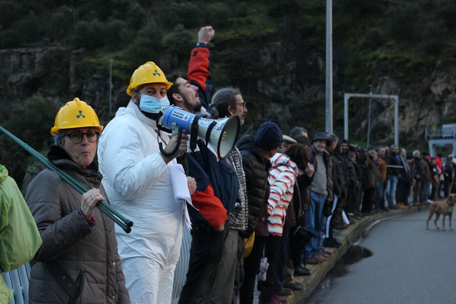 Portugueses e espanhóis juntaram-se e uniram os dois países contra exploração de urânio em Salamanca