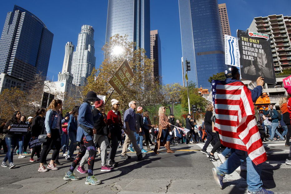Marcha das Mulheres em Los Angeles celebrou 