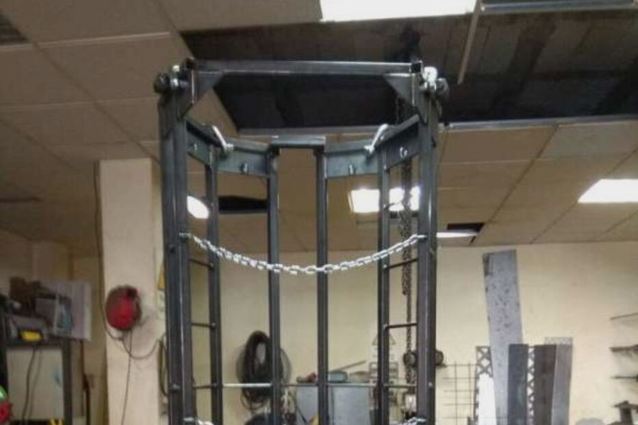 Cápsula de metal que vai levar os mineiros até Julen