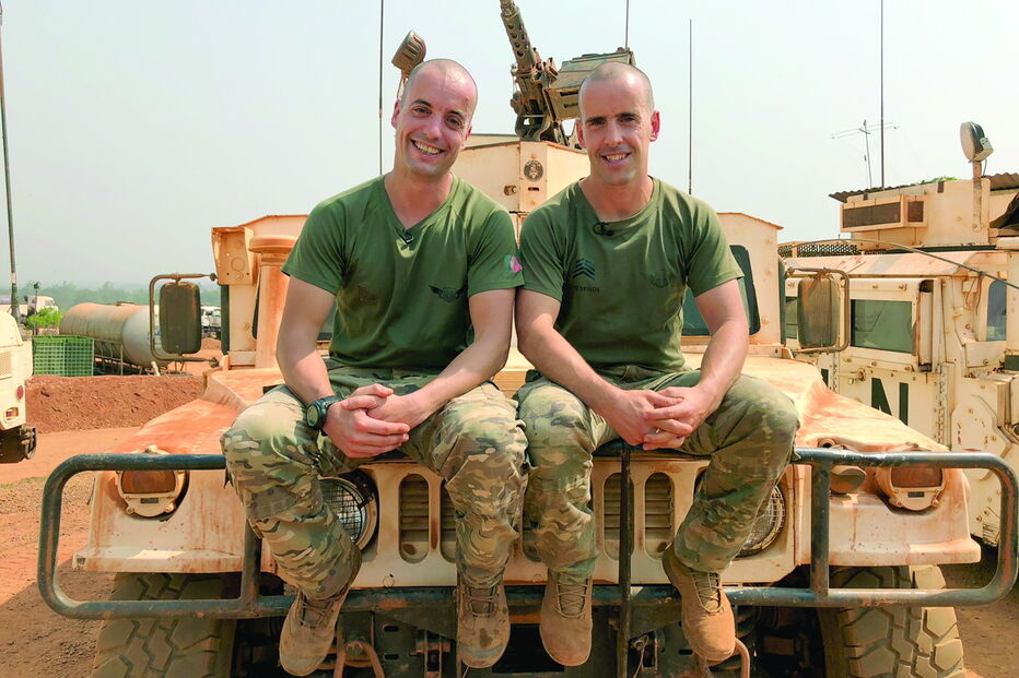 Tiago e Edgar na República Centro-Africana