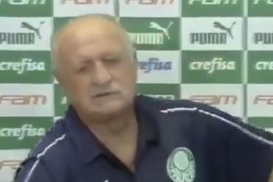 Cólica intestinal trai Luiz Felipe Scolari durante conferência de imprensa