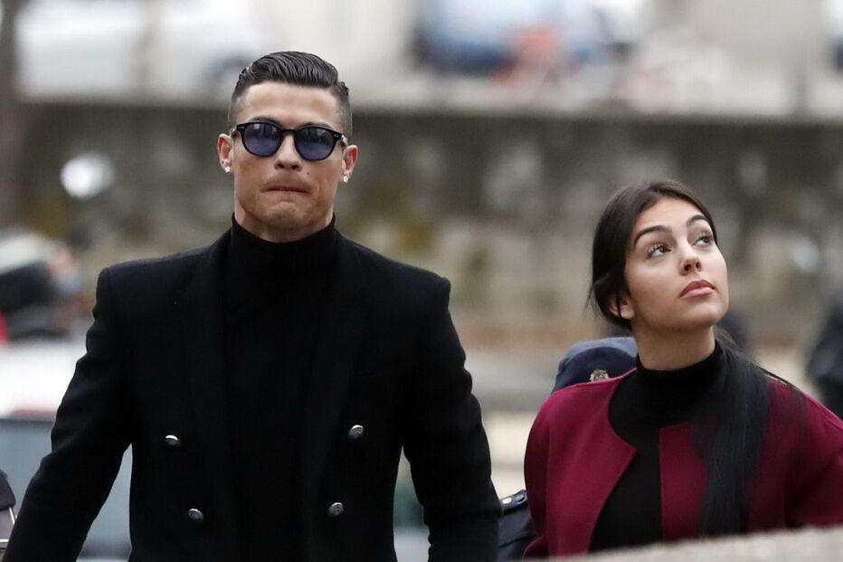 Ronaldo chegou ao tribunal de Madrid com Georgina Rodriguez