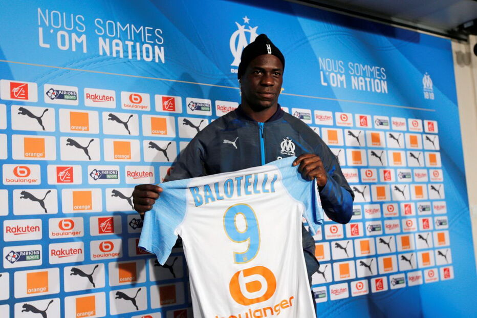 Mario Balotelli apresentado como jogador do Marselha