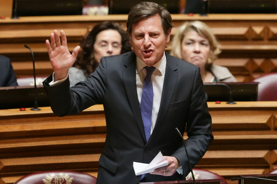 O deputado do CDS António Carlos Monteiro 