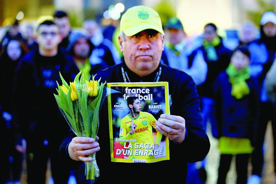 Emiliano Sala tem recebido diversas homenagens dos adeptos 