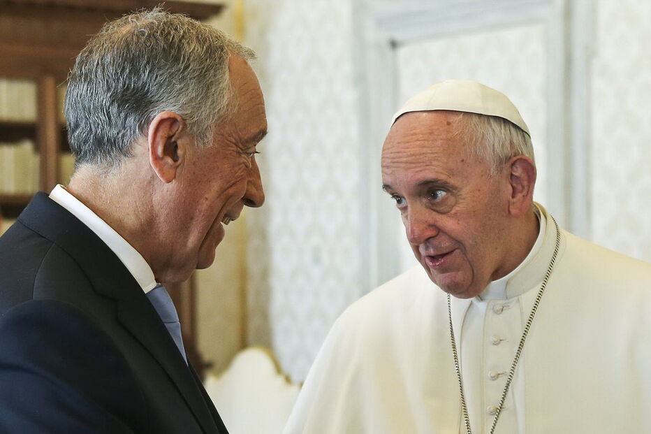 Marcelo Rebelo de Sousa agradece mensagem que o papa enviou ao sobrevoar Portugal
