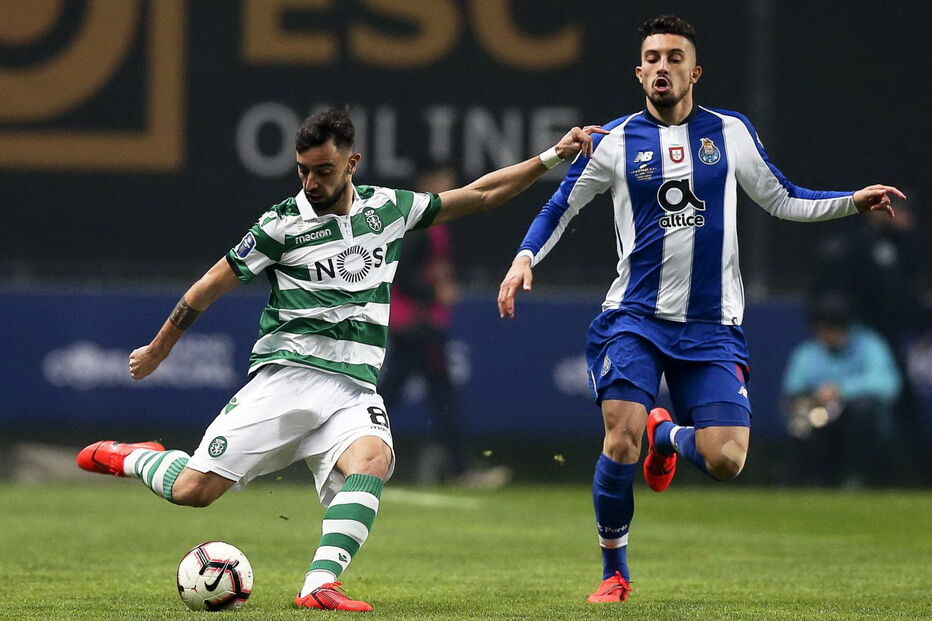 Lance do FC Porto- Sporting da final da Taça da Liga