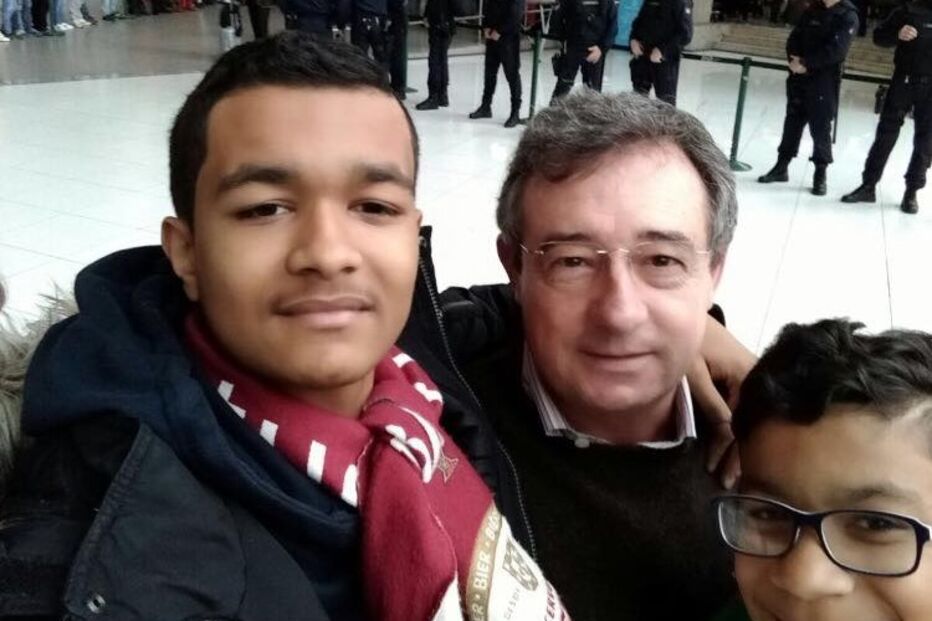 Luís Aleluia e os filhos