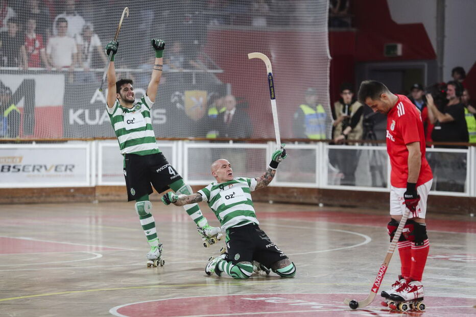 Sporting bate Benfica em Hóquei em Patins
