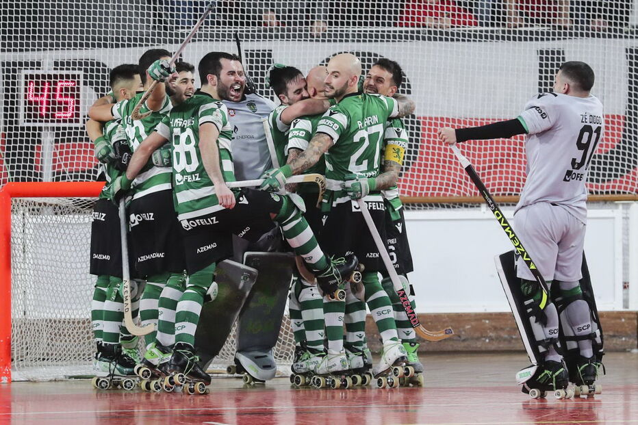 Sporting bate Benfica em Hóquei em Patins