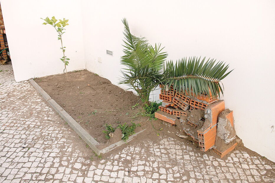 Local onde o corpo estava enterrado