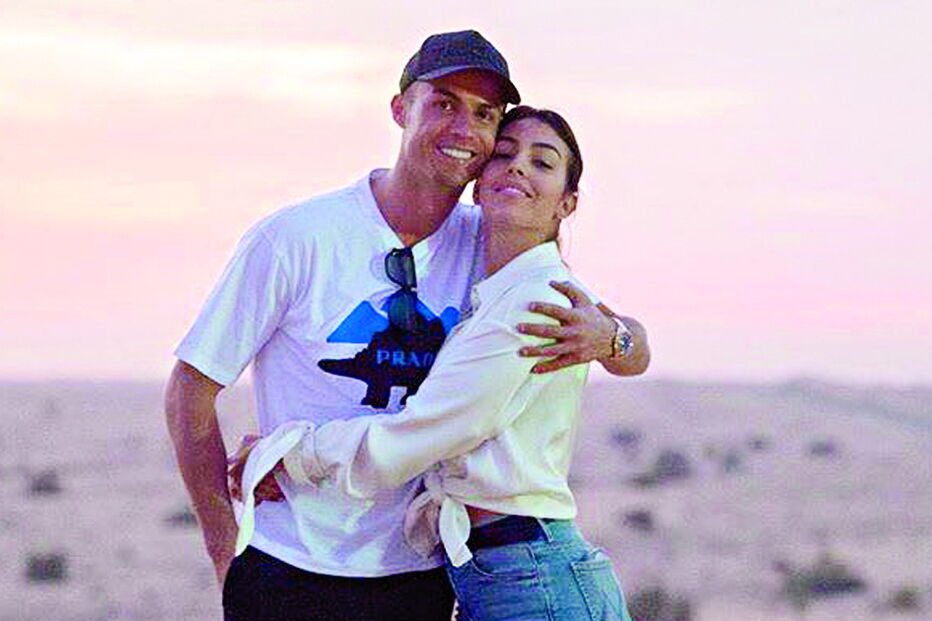 CR7 publicou esta foto com Georgina, acompanhada por uma declaração de amor 