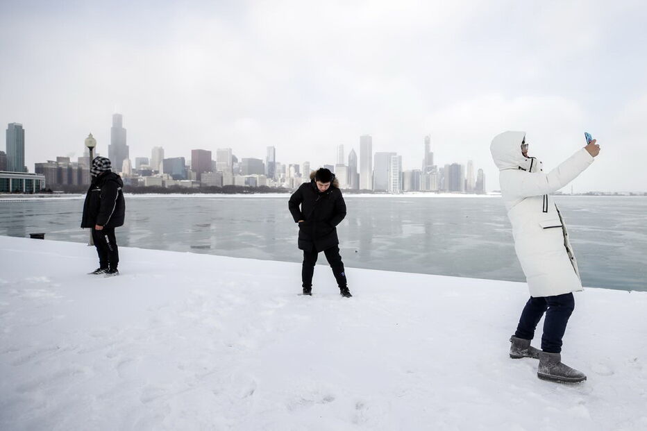 Onda de frio extremo 'congela' Estados Unidos 