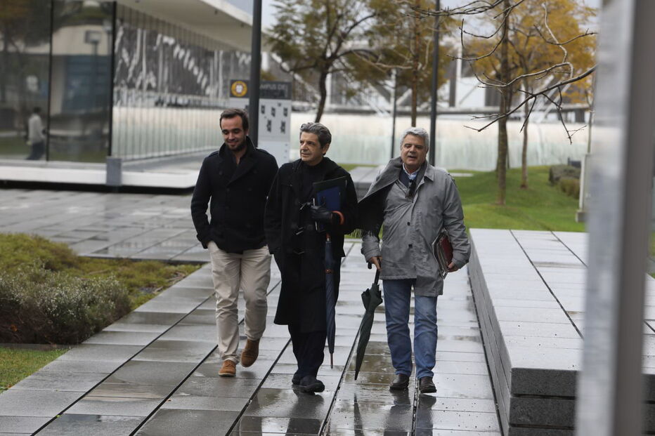 Manuel Maria Carrilho à chegada ao Campus de Justiça