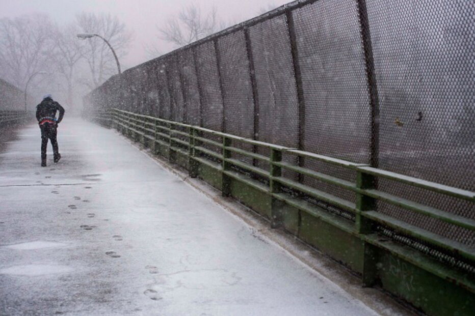 Temperaturas negativas deixam Estados Unidos da América pintados de branco