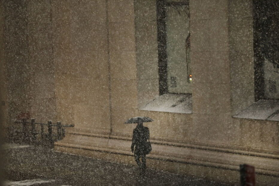 Temperaturas negativas deixam Estados Unidos da América pintados de branco