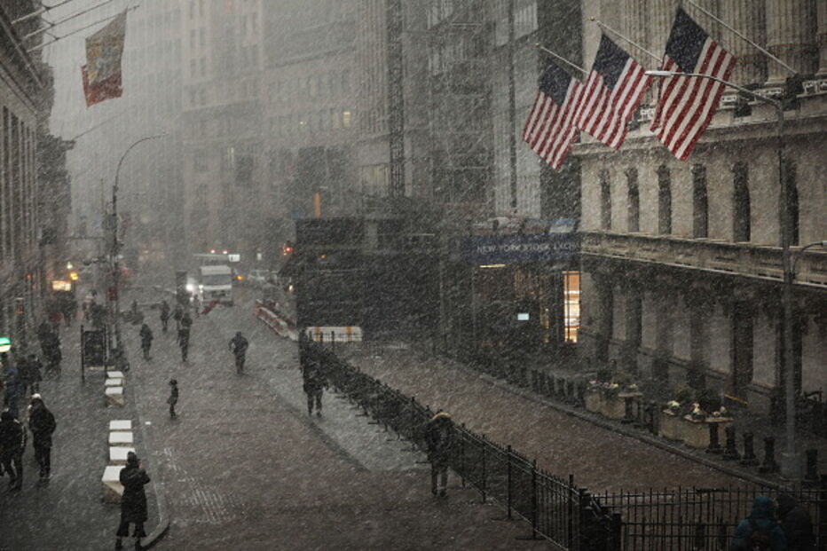 Temperaturas negativas deixam Estados Unidos da América pintados de branco
