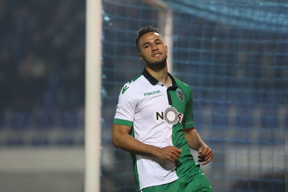 Luiz Phellype num jogo do Sporting