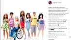 Barbie lança bonecas em cadeira de rodas e com próteses