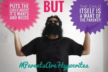 Homem promete processar pais por o terem concebido