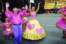 Padrinho do bairro da Graça nas Marchas de 2009 