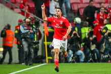 Gabriel comemora golo marcado ao Sporting na meia-final da Taça de Portugal