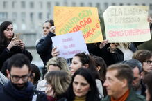 Protesto dos enfermeiros