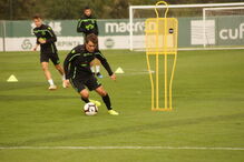 Francisco Geraldes num treino do Sporting
