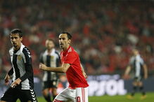 Jonas em ação no Benfica - Nacional
