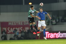 Lance do Feirense - Sporting a contar para a I Liga