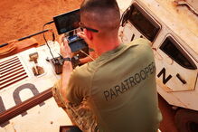 Militar português comanda drone durante missão na República Centro-Africana