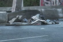 Passageiro de camião do lixo ‘cuspido’ após colisão no IC19