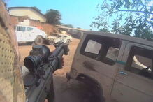 Paraquedistas portugueses em combate na República Centro-Africana